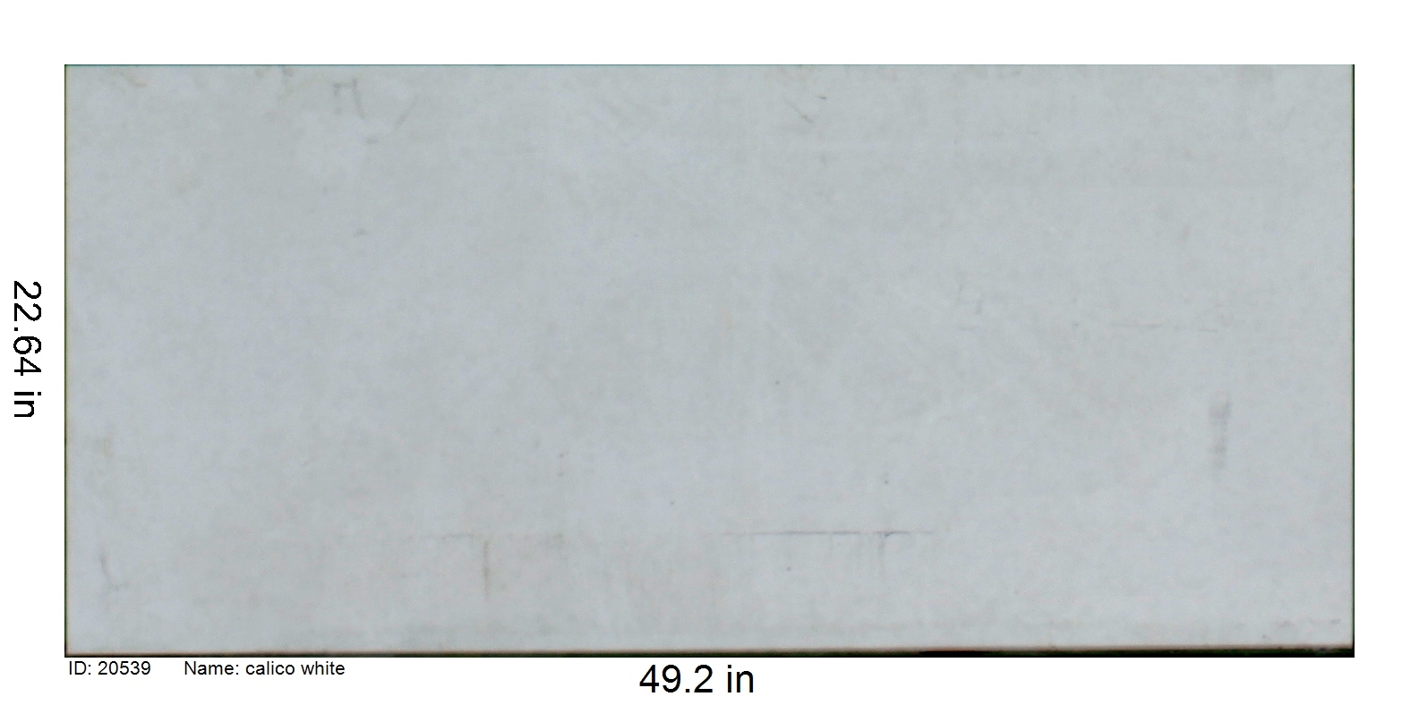 20539 - Calico White