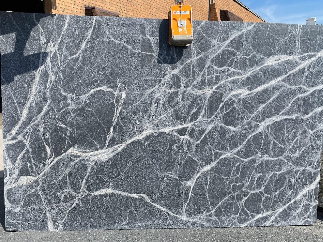 silver gray honed